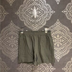 Banana Republic High Waist Green Shorts